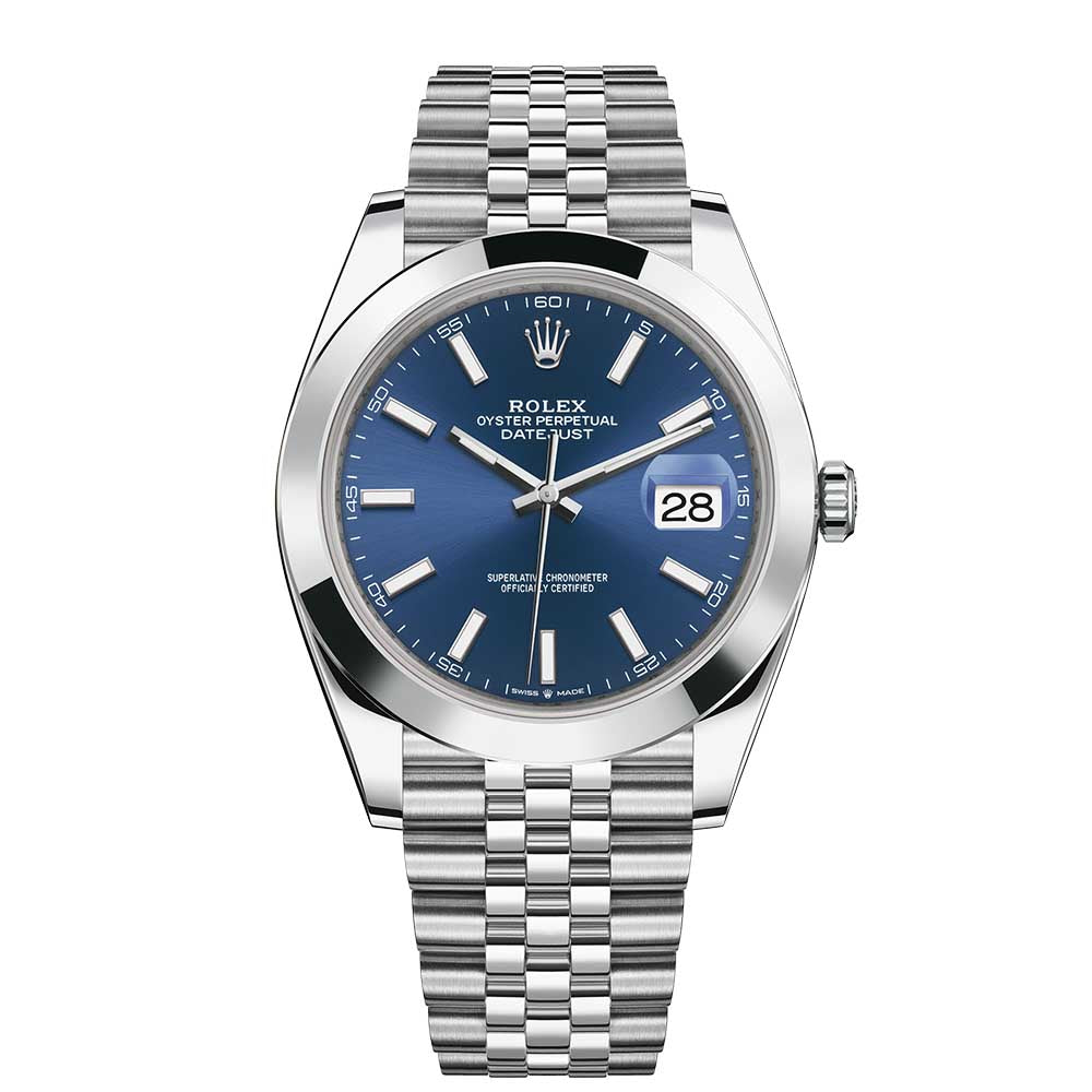 Rolex DateJust 41mm Blue/Stick